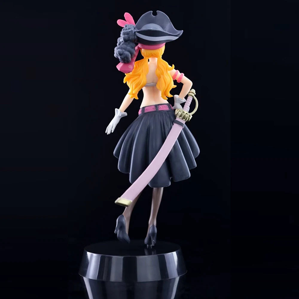 19.5CM Anime One Piece Nami Black Clothes Action Figure ONE PIECE FILM RED Dress Up Figurine PVC Collectible Model Toy Kid Gift