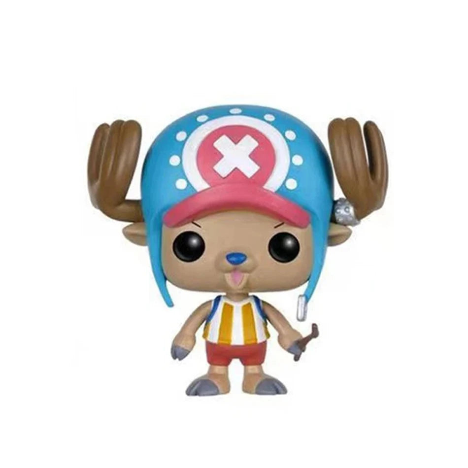 Anime Luffy One Piece Funko Zoro Nami Figurine Collectible Model Ornament Usopp Vinyl Handmade Gifts Desktop Decoration Toys