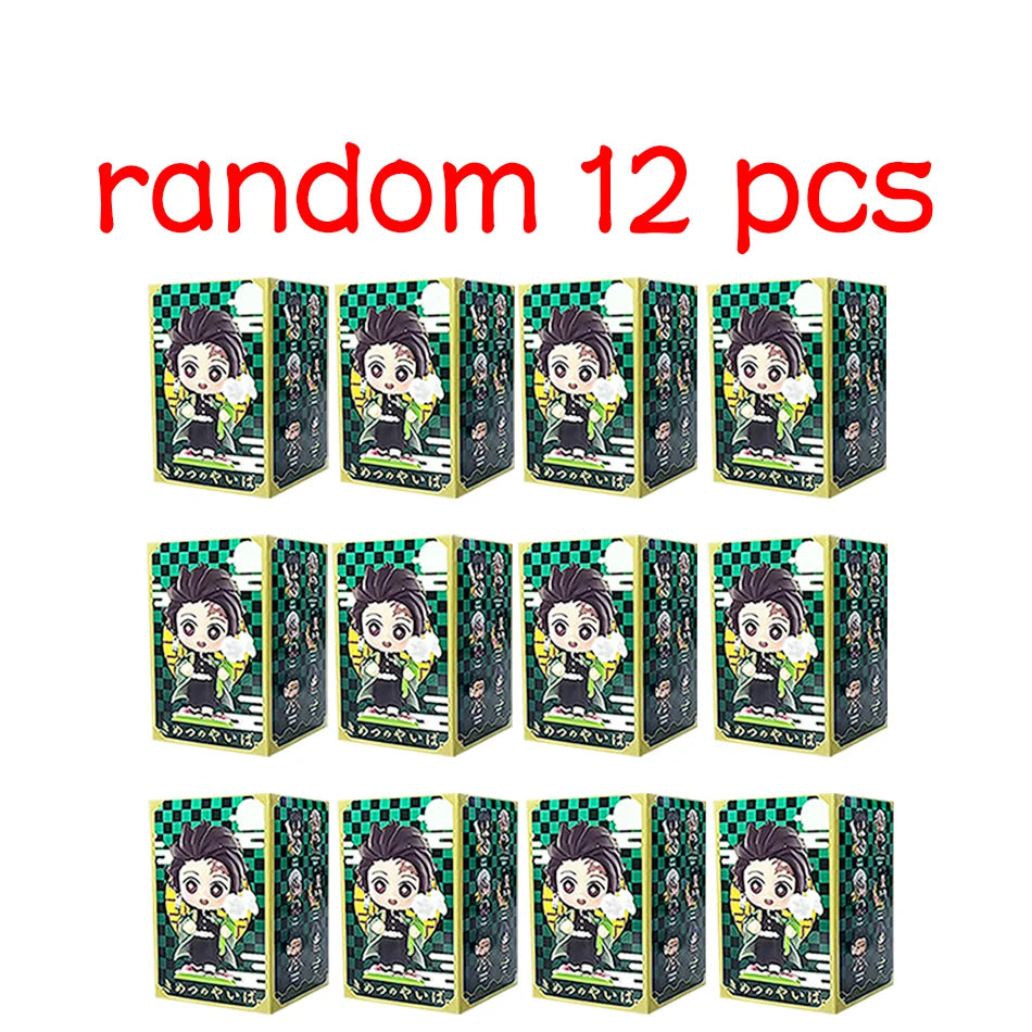 Demon Slayer Tanjiro Kamado Nezuko Anime Cartoon Figure Blind Box Creative Personalized Statue Model Ornament Surprise Gift Box