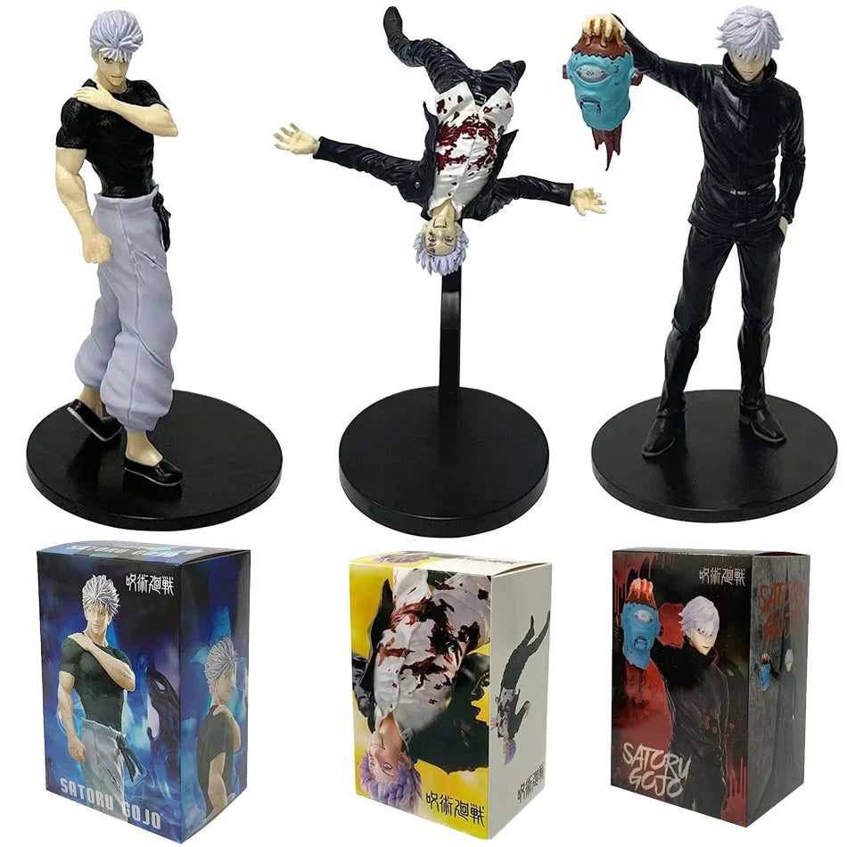 13cm Japanese Anime Jujutsu Kaisen Figure Gojo Satoru Action Figure PVC Model Toys Collectible Statue Standing Kids Gift