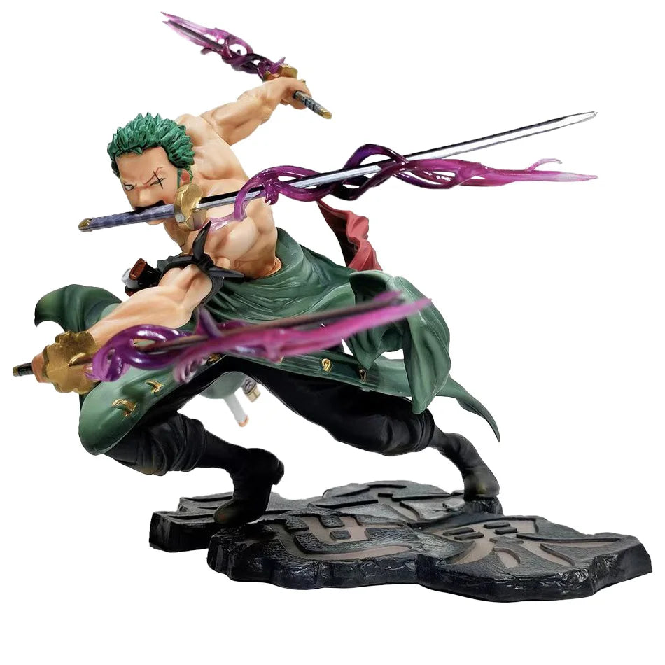 21cm One Piece Luffy Figure Roronoa Zoro Three-Blade Sa-Maximum Manga Anime Statue PVC Action Collection Model Toys Gifts