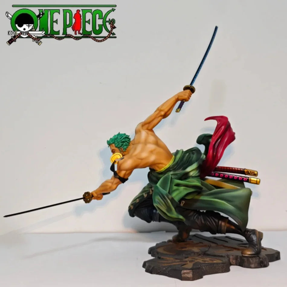 21cm One Piece Luffy Figure Roronoa Zoro Three-Blade Sa-Maximum Manga Anime Statue PVC Action Collection Model Toys Gifts
