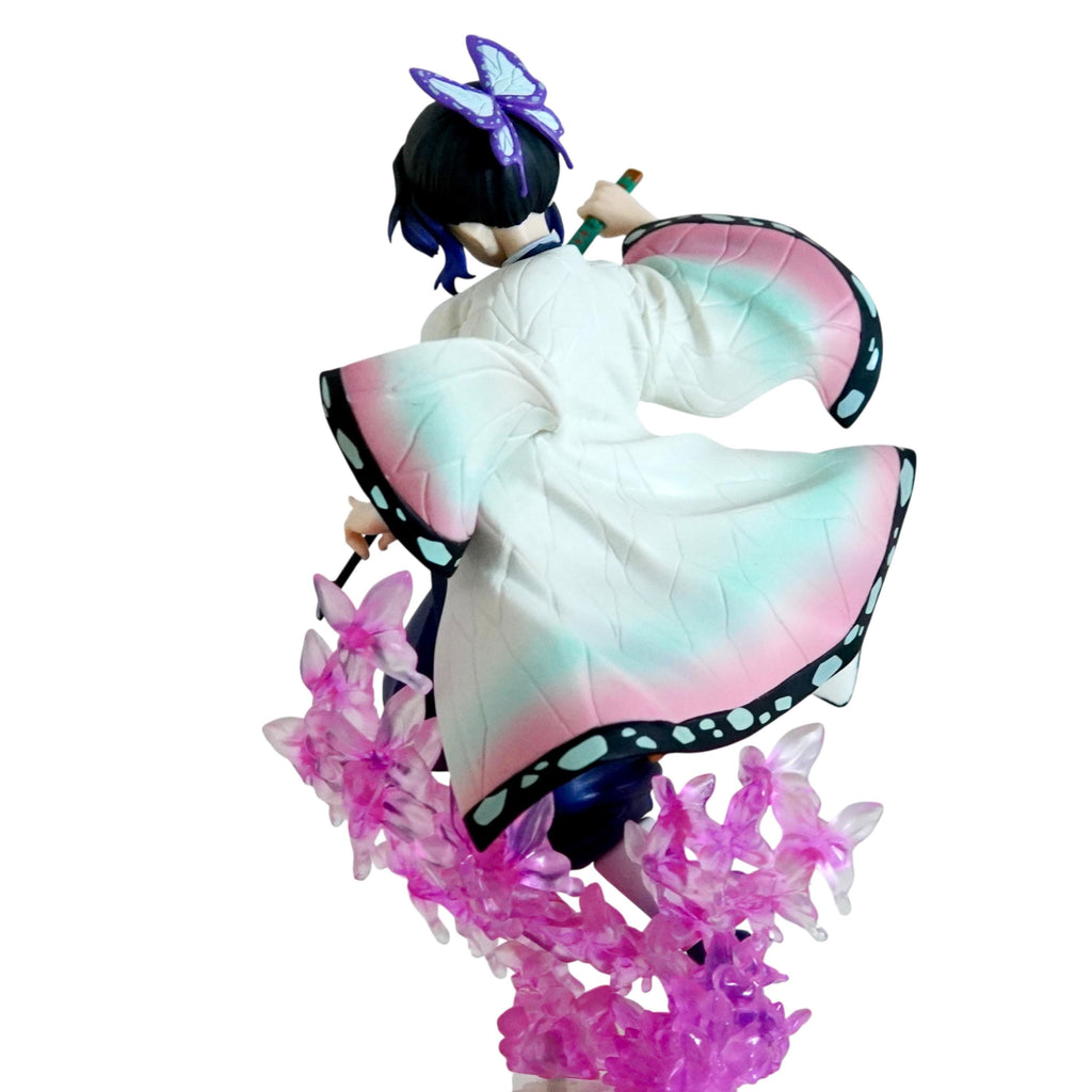 Demon Slayer Shinobu Kocho Figure | Kimetsu No Yaiba Insect Hashira Statue | Elegant Butterfly Pose Manga Character Display