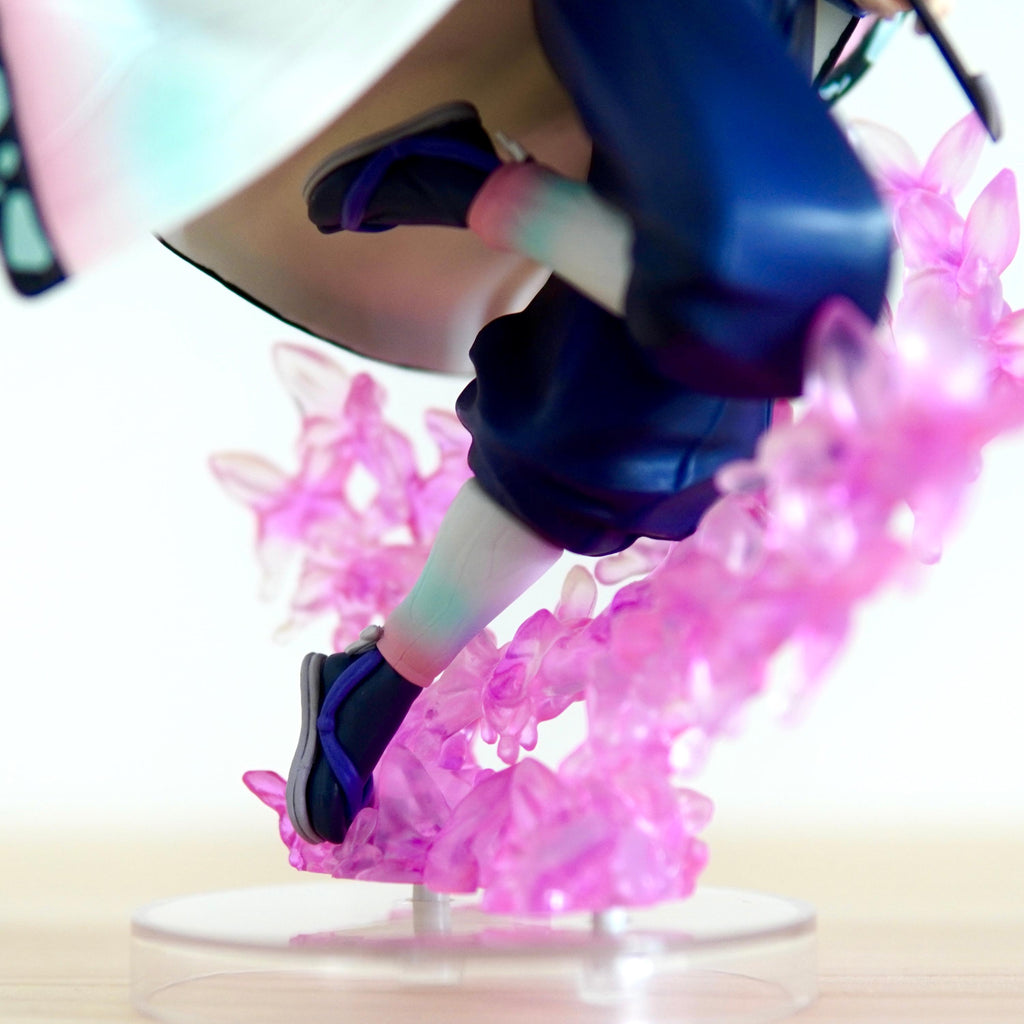 Demon Slayer Shinobu Kocho Figure | Kimetsu No Yaiba Insect Hashira Statue | Elegant Butterfly Pose Manga Character Display