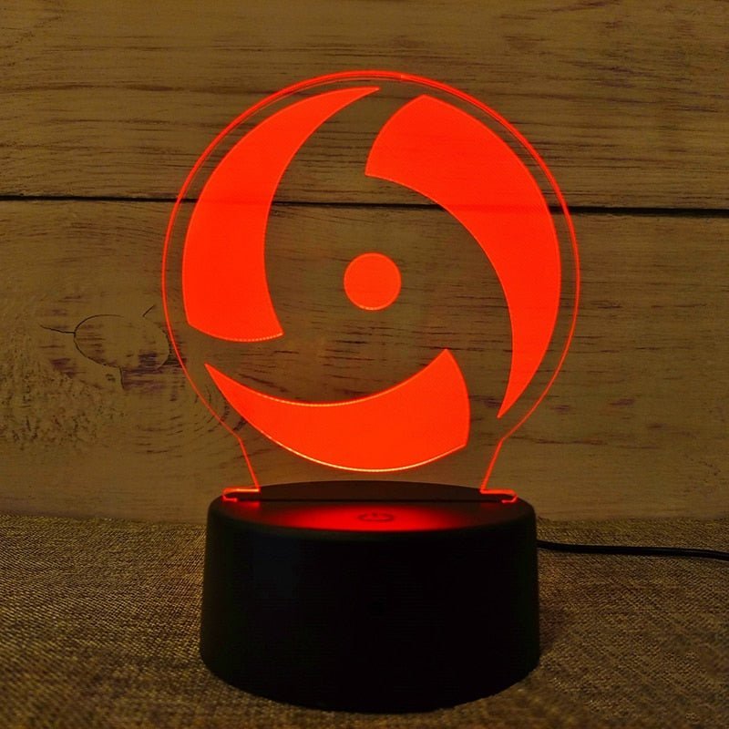 3D Night LED Itachi Mangekyu