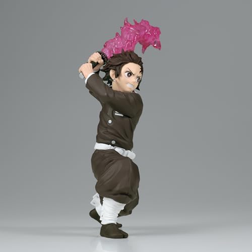Demon Slayer Tanjiro Kamado Fire Sword Attack Figure