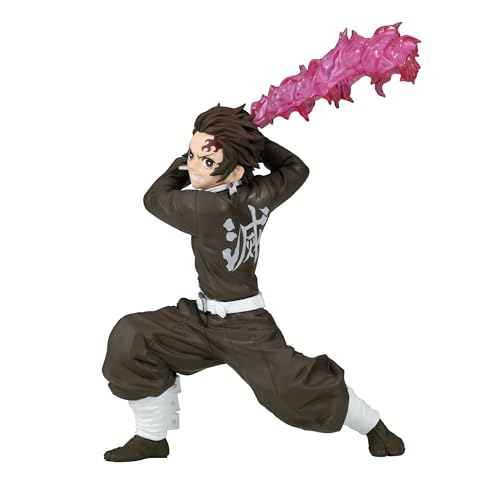 Demon Slayer Tanjiro Kamado Fire Sword Attack Figure