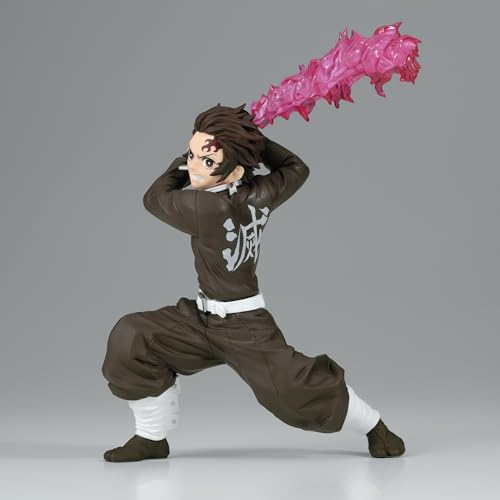 Demon Slayer Tanjiro Kamado Fire Sword Attack Figure
