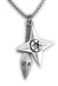 Naruto shuriken X Kunai Special Necklace