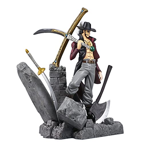 One Piece Dracule Mihawk Multi Sword Figure
