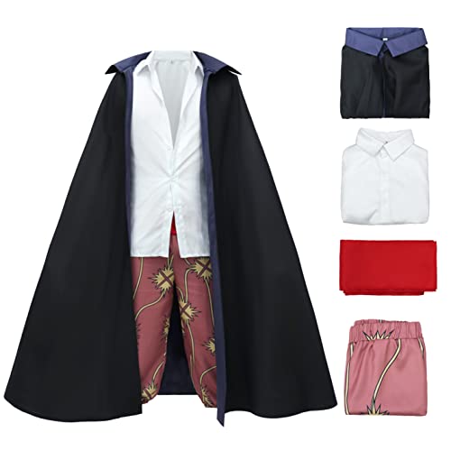 One Piece Red Hair Shanks Cosplay Costume