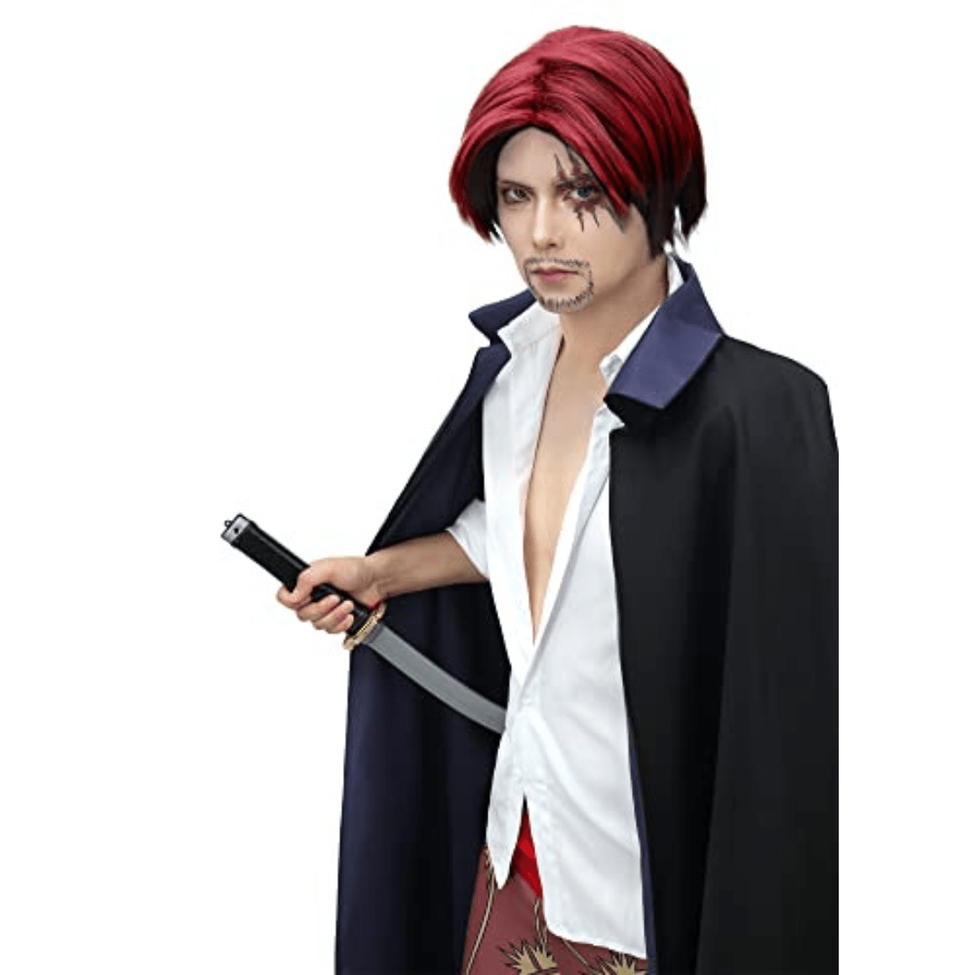 One Piece Red Hair Shanks Cosplay Costume