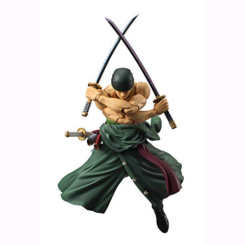 One Piece Roronoa Zoro 3 Swords Style Multi Action Figure