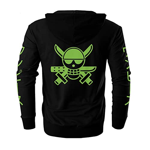 One Piece Roronoa Zoro Special Emblem Hoodie Style 3