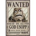 One Piece Usopp Wanted Poster