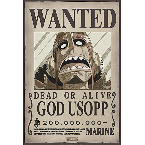 One Piece Usopp Wanted Poster