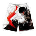 One Piece Zoro Red Short