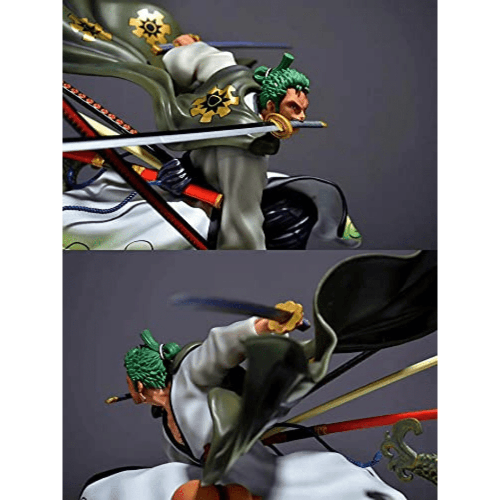 Wano Arc Roronoa Zoro Action 3 Swords Figure